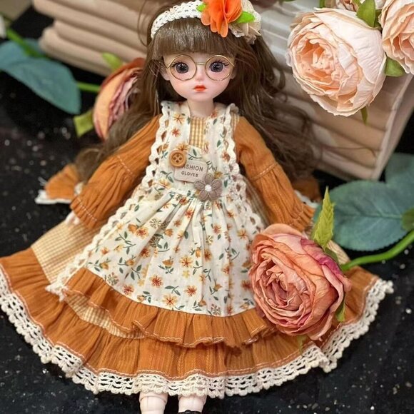1/6 Bjd Ball Jointed Blythe Smart with Clothes Anime Bjd Myou Kawaii Dolls